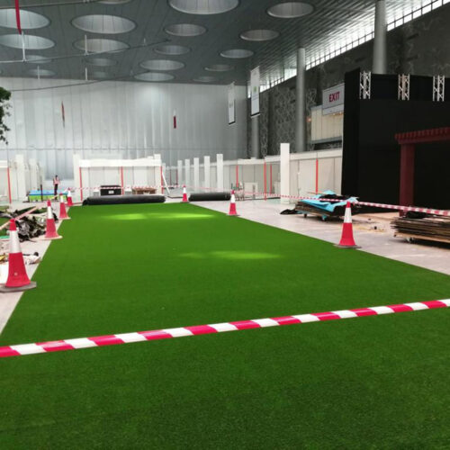 indoor exhibition artificial grass